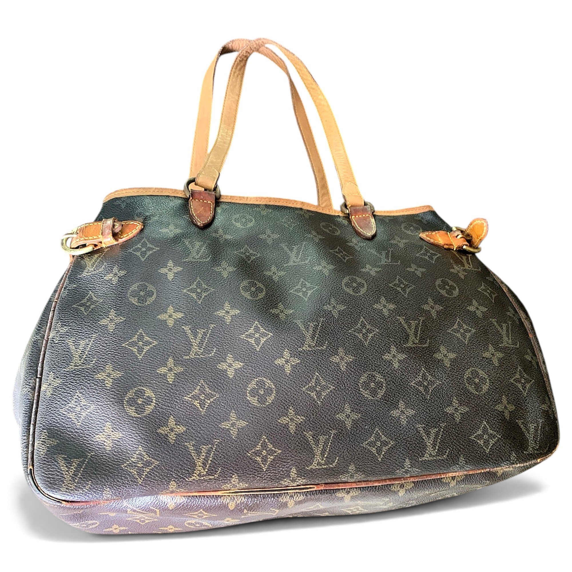 Patent leather handbag