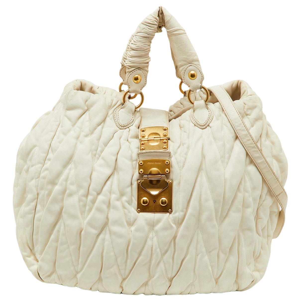 Miu Miu Leather tote