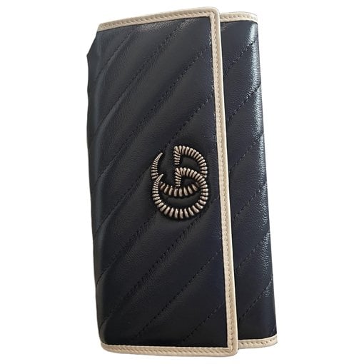 Leather clutch bag