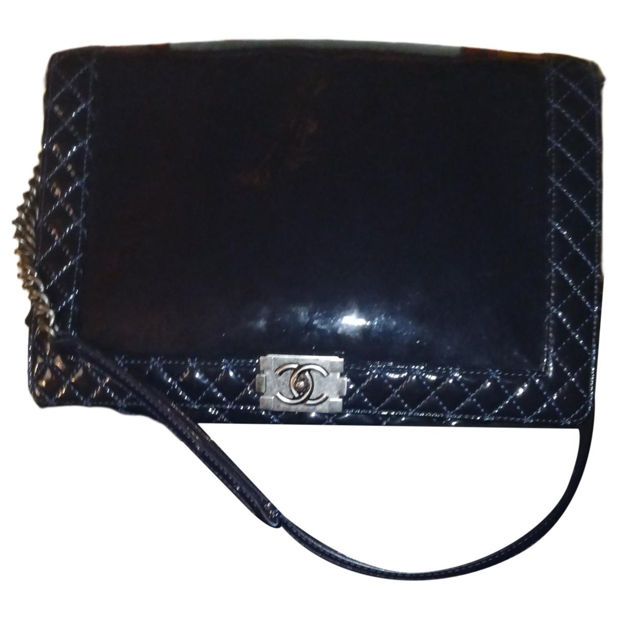 Boy patent leather handbag