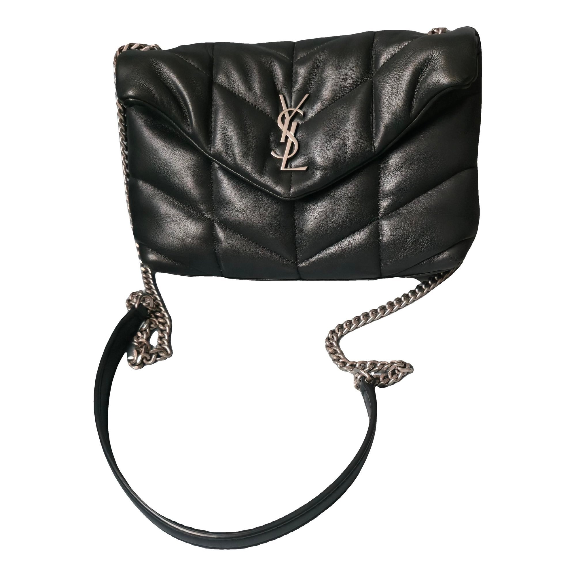 Loulou Puffer leather crossbody bag