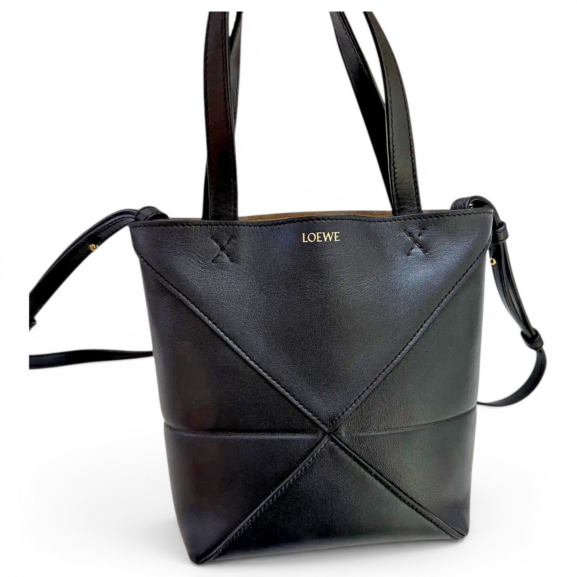 Puzzle Fold leather crossbody bag