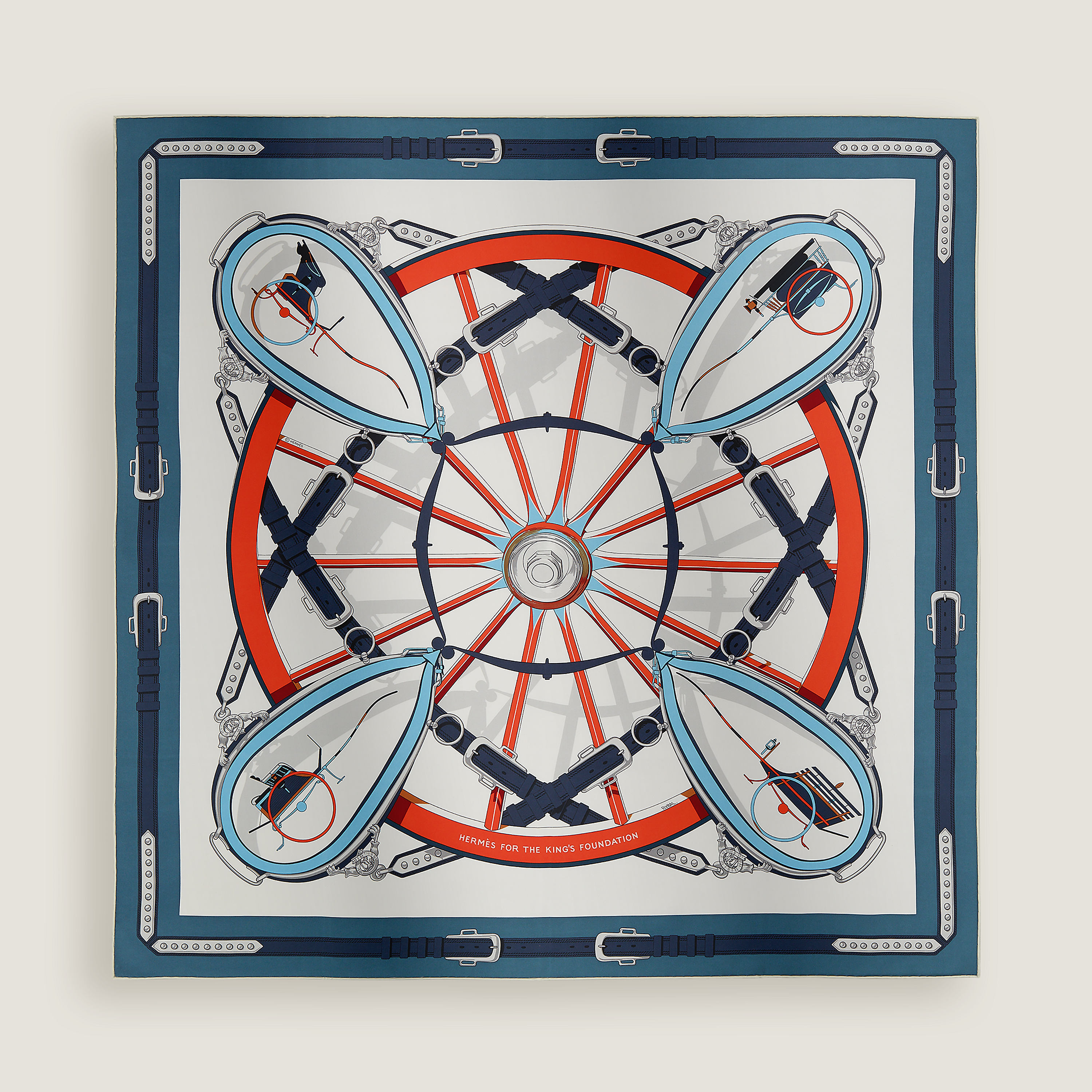 En Roue Libre scarf 90, Limited Edition