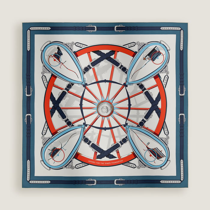 En Roue Libre Scarf 90, Limited Edition