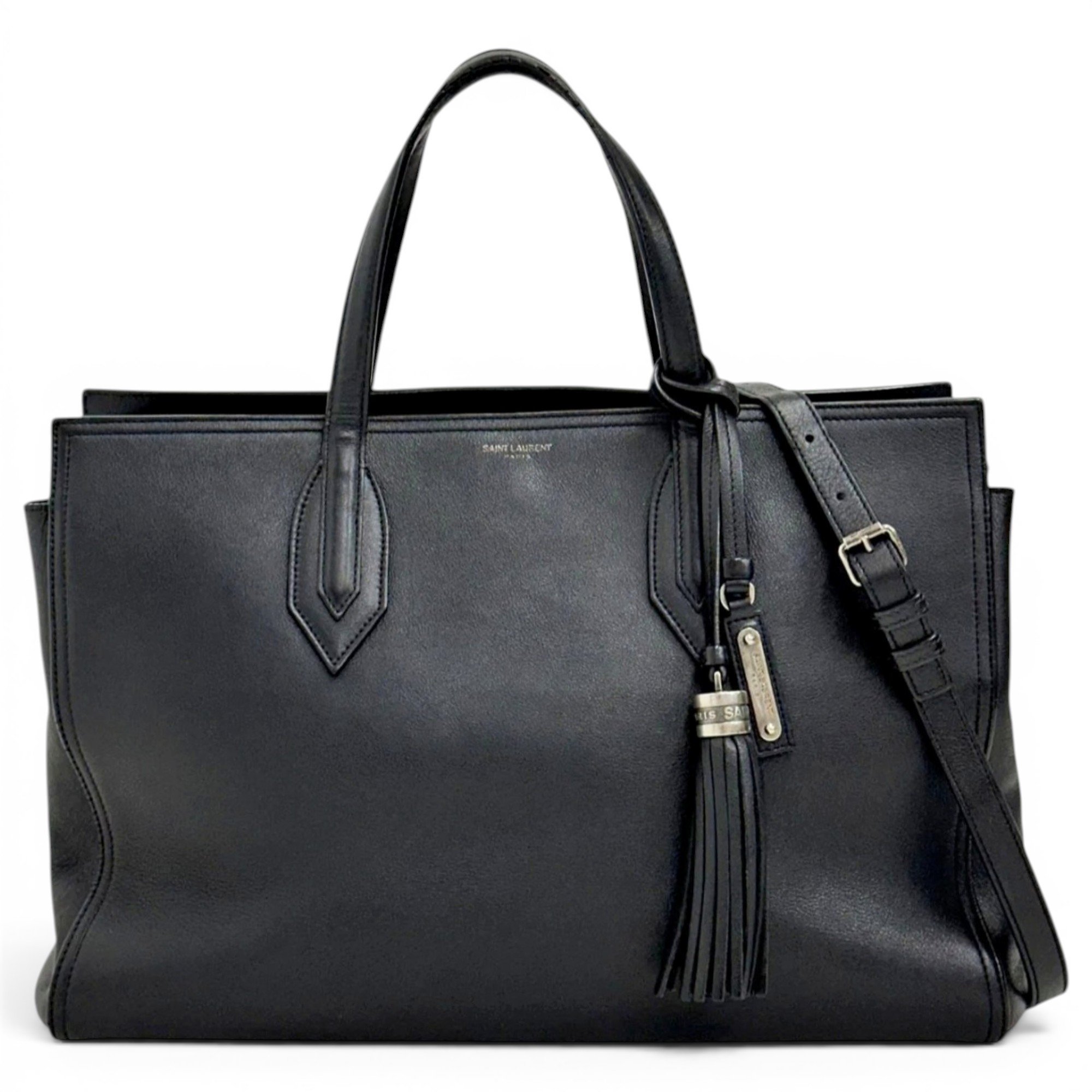 Book bag leather tote