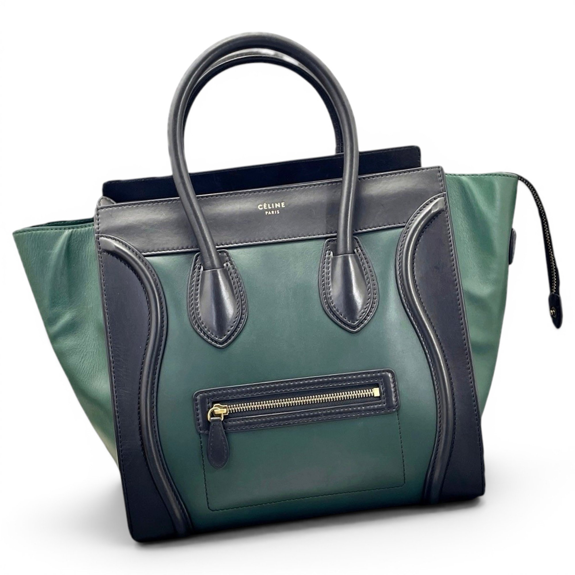 Luggage leather handbag