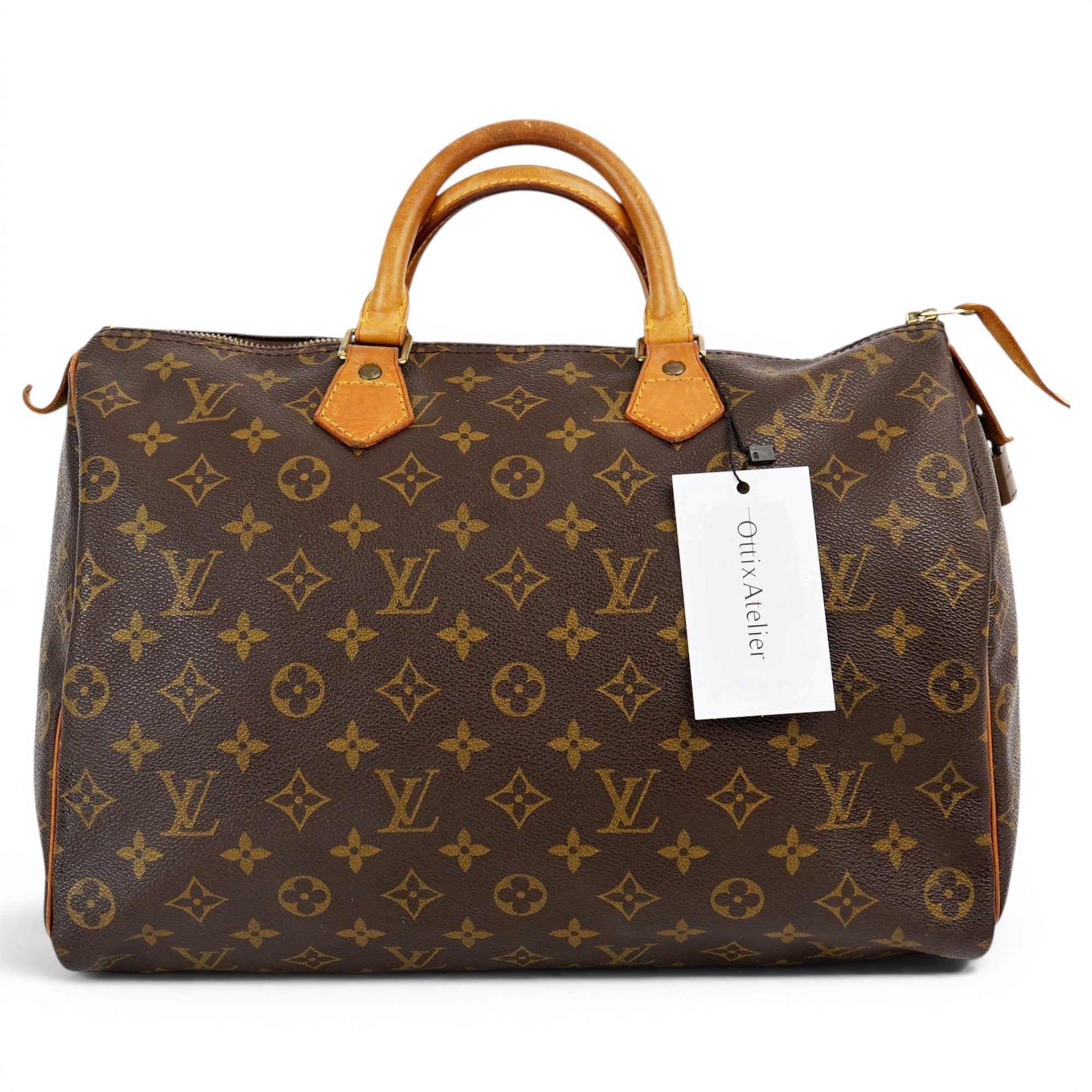 Speedy leather handbag