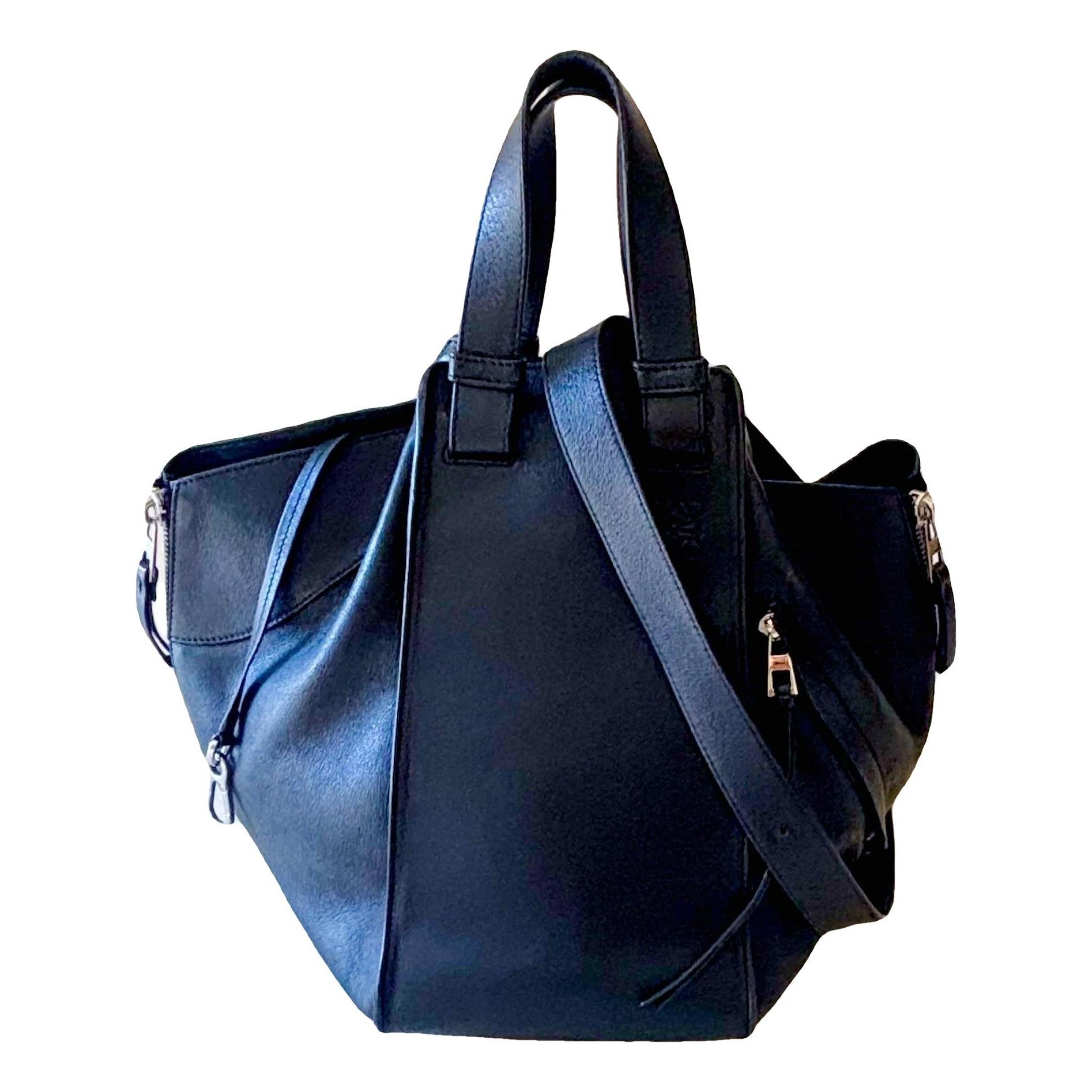 Hammock leather handbag