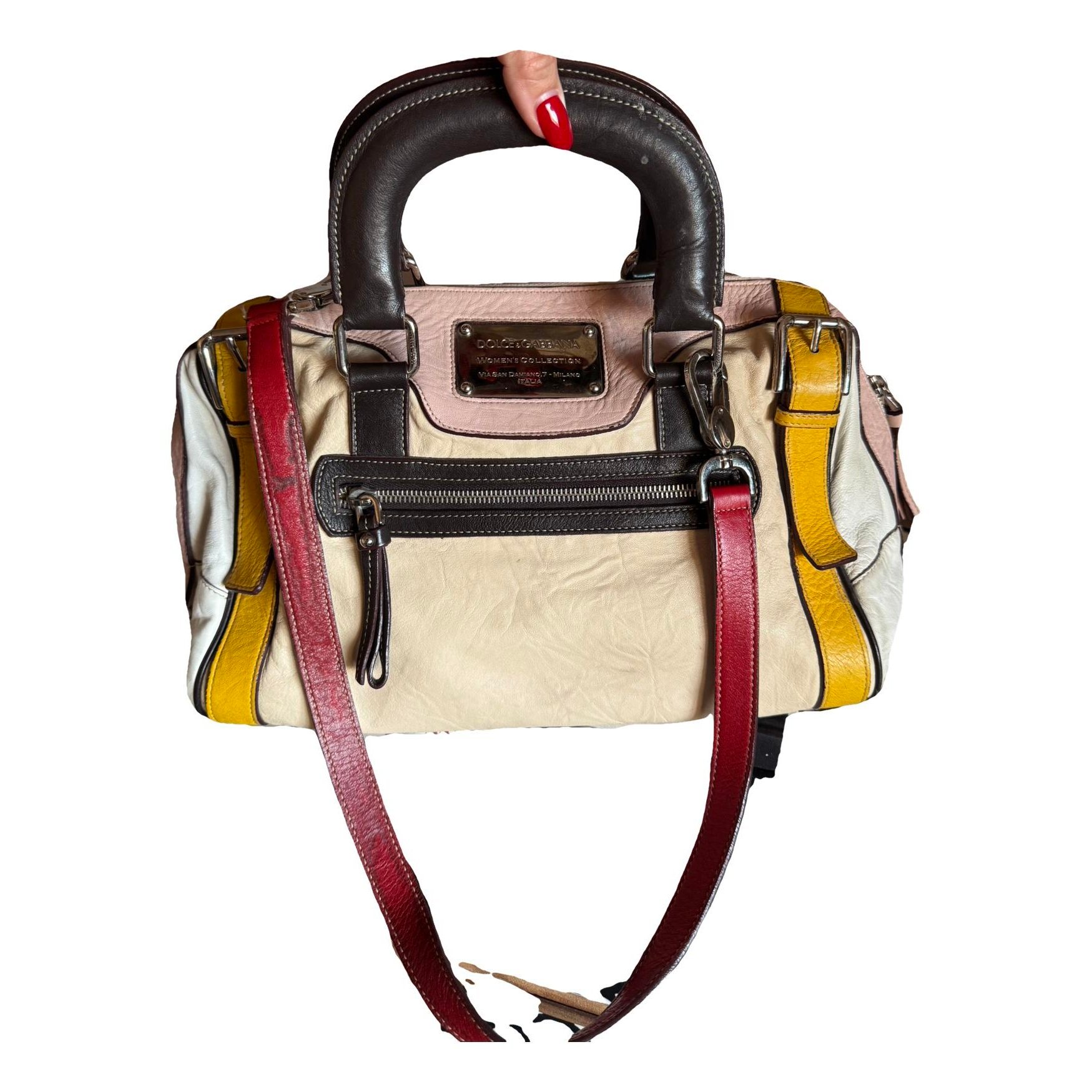 Leather crossbody bag