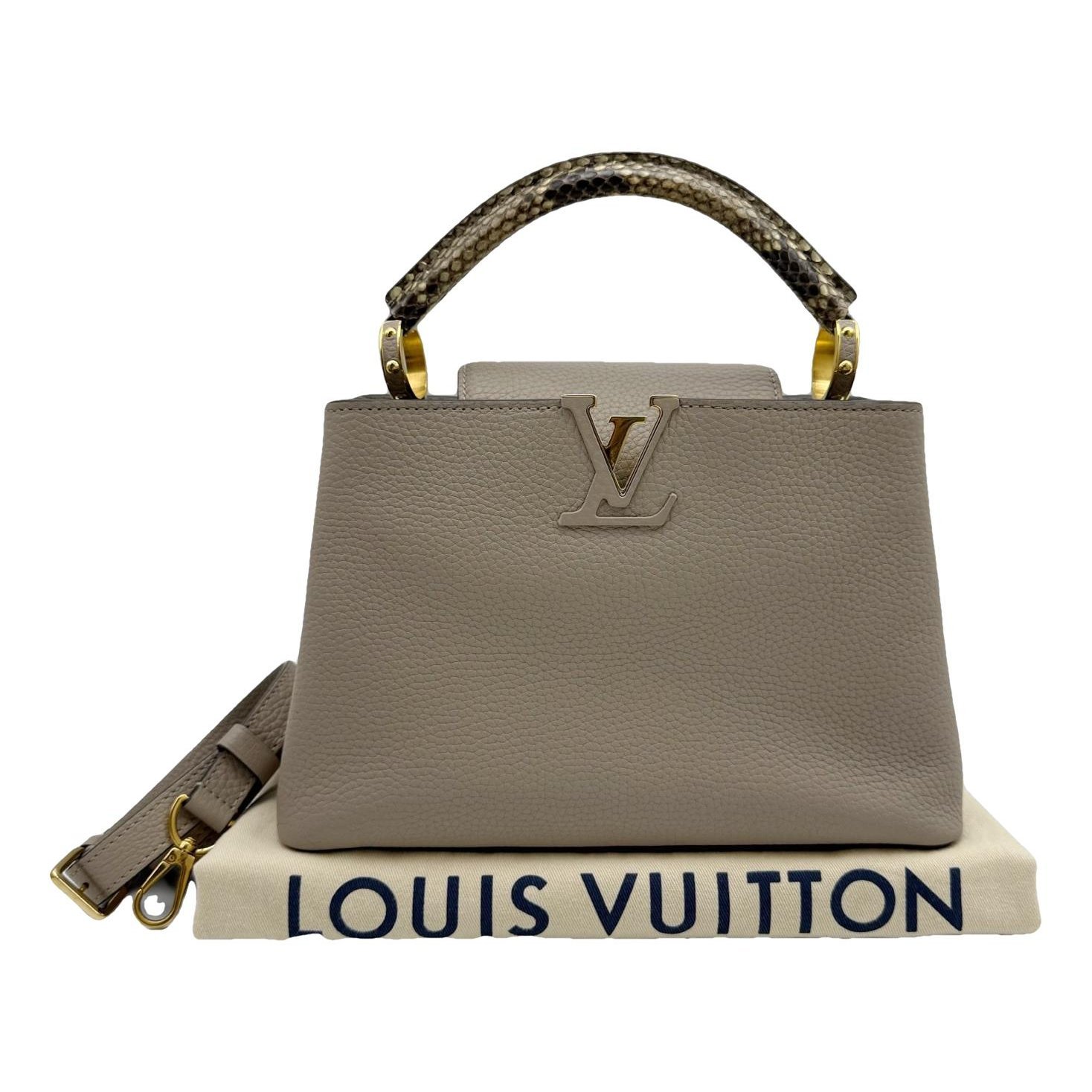 Capucines leather handbag