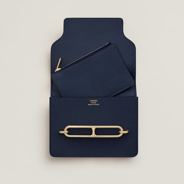 Bleu Nuit Roulis Slim Wallet