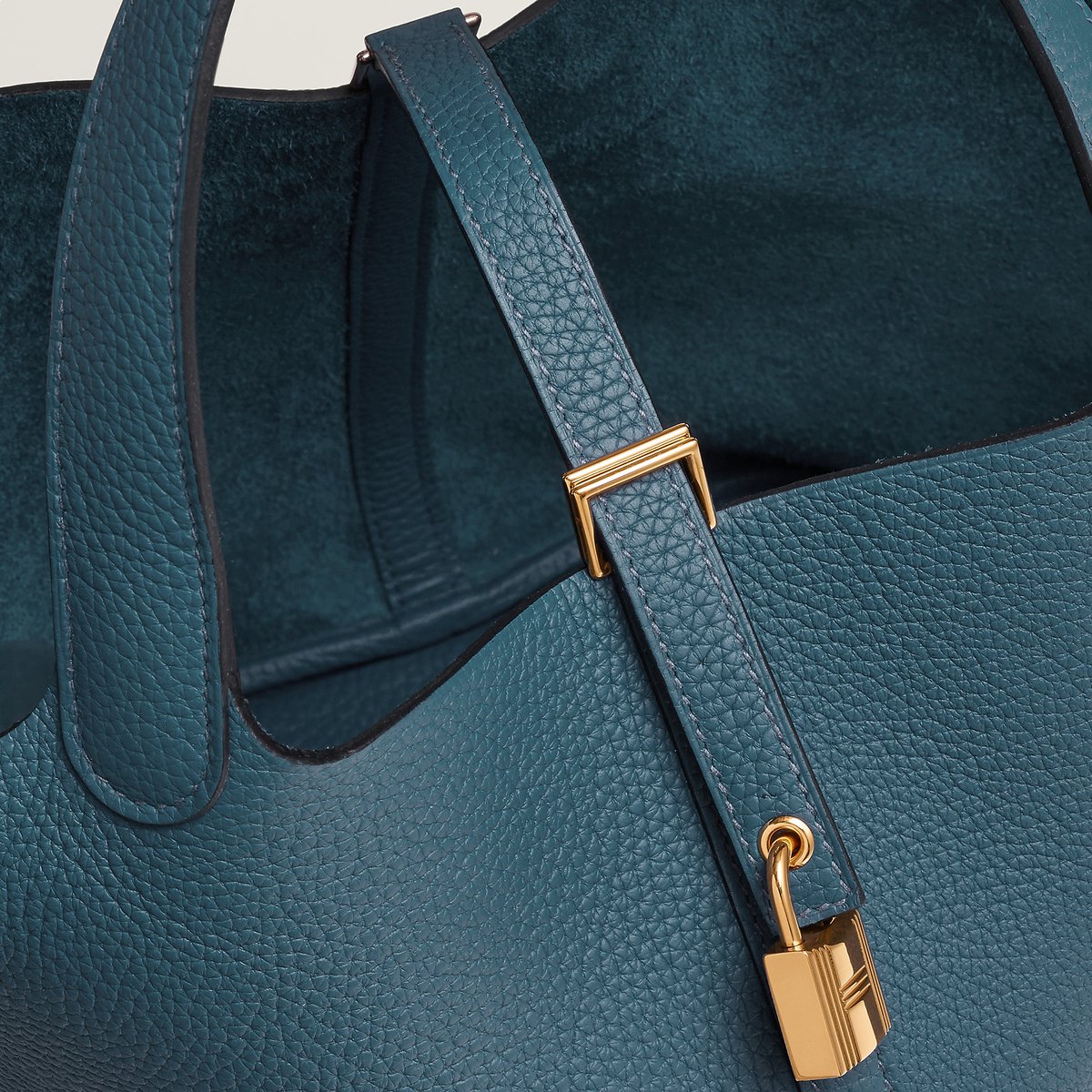 Bleu De Prusse Picotin Lock 22 Bag