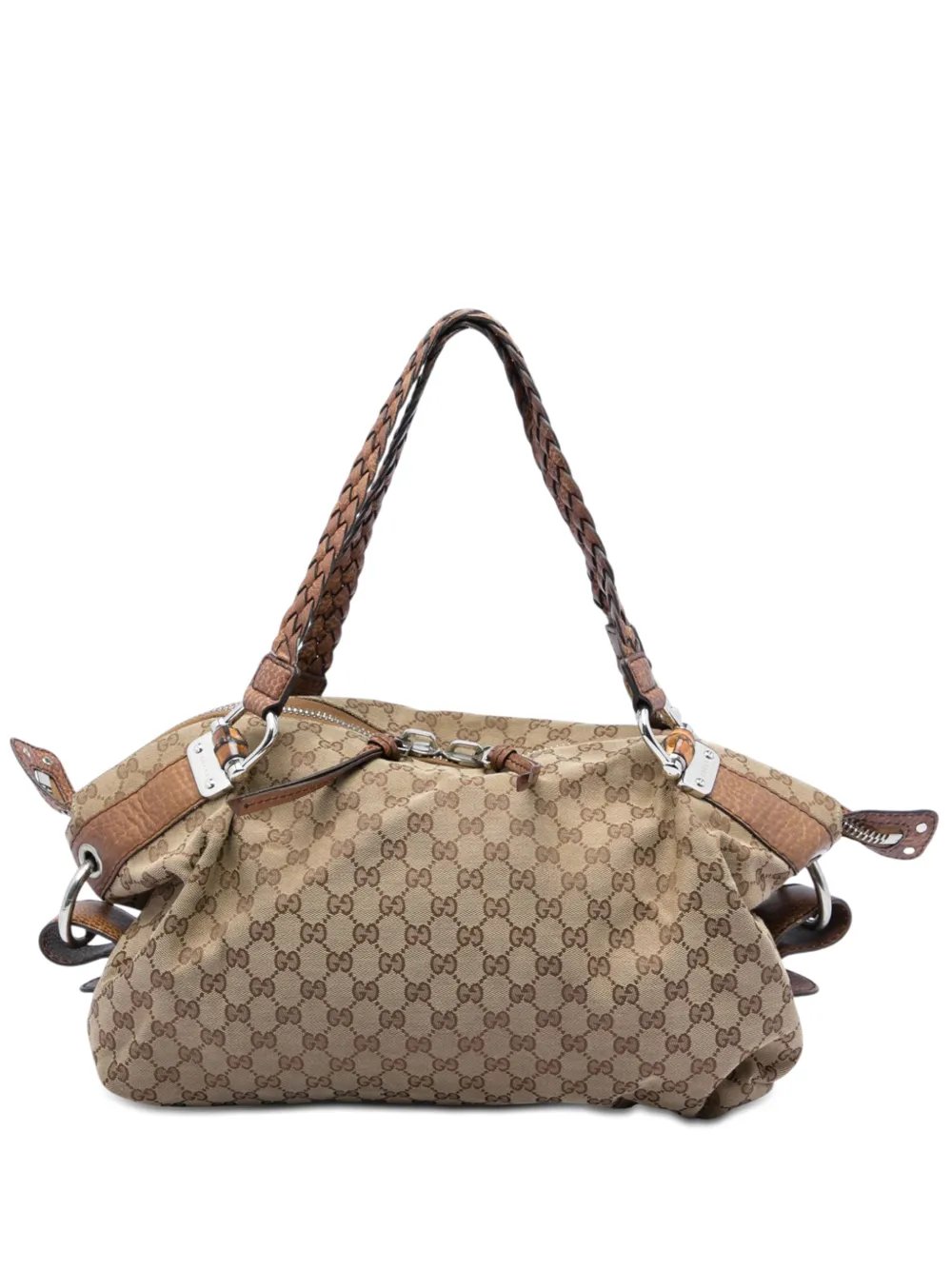 2016-2026 Medium GG Canvas Bamboo Bar tote bag