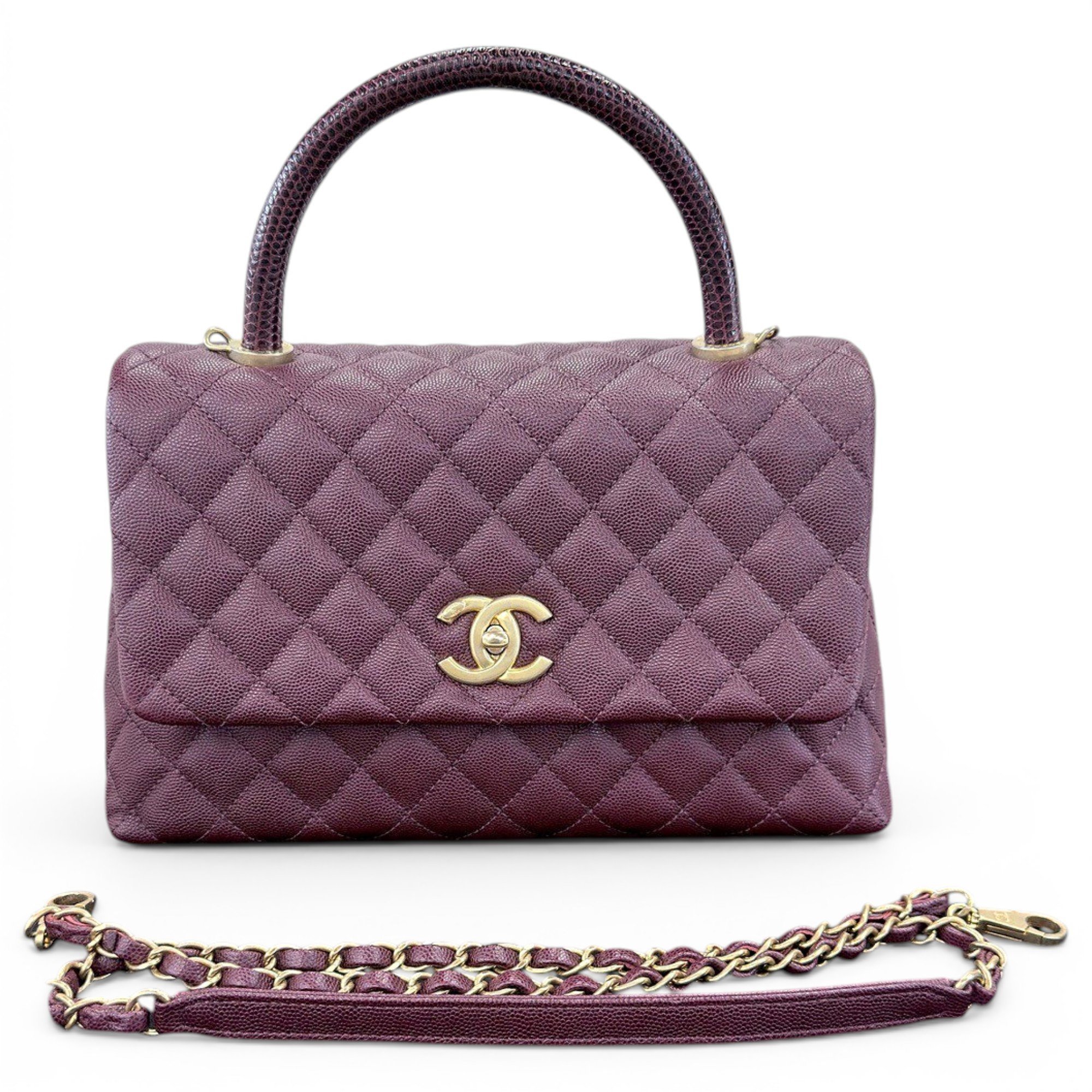 Coco Handle leather handbag