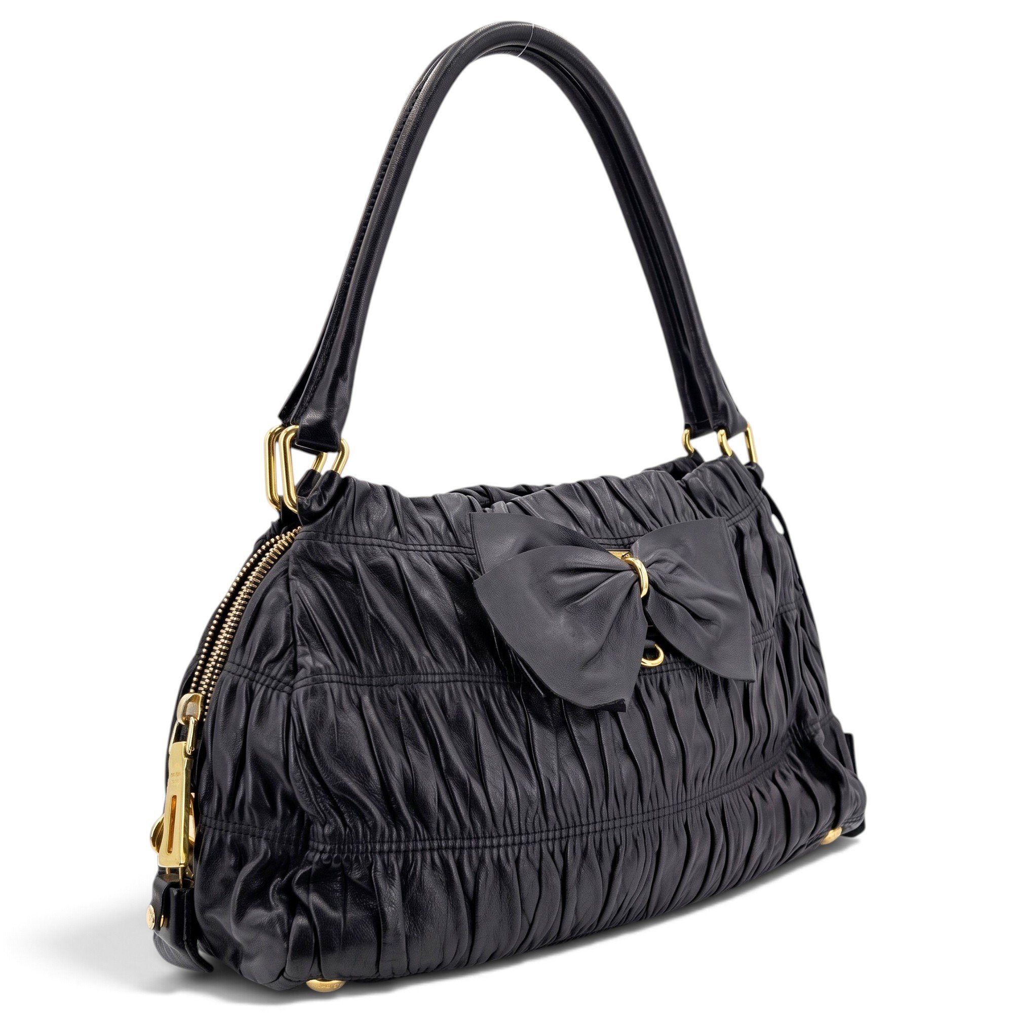 Leather handbag