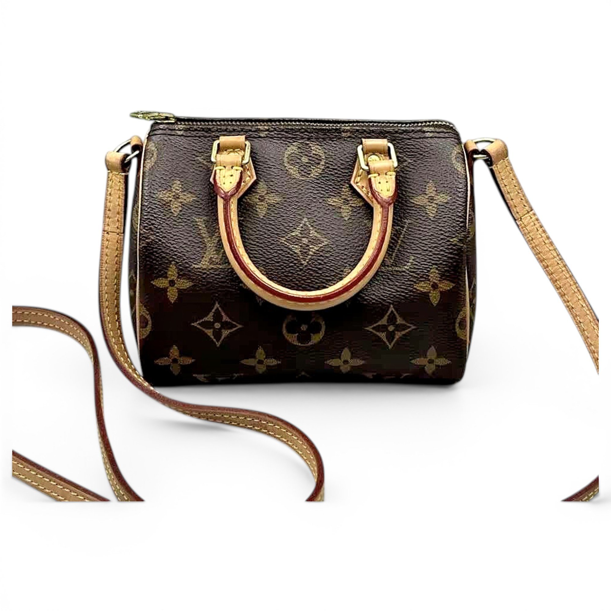 Nano Speedy / Mini HL leather handbag