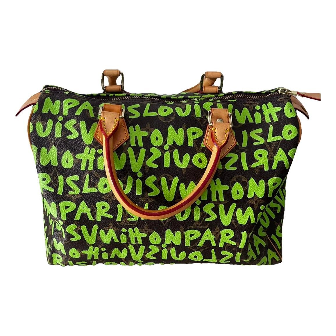 Speedy leather handbag