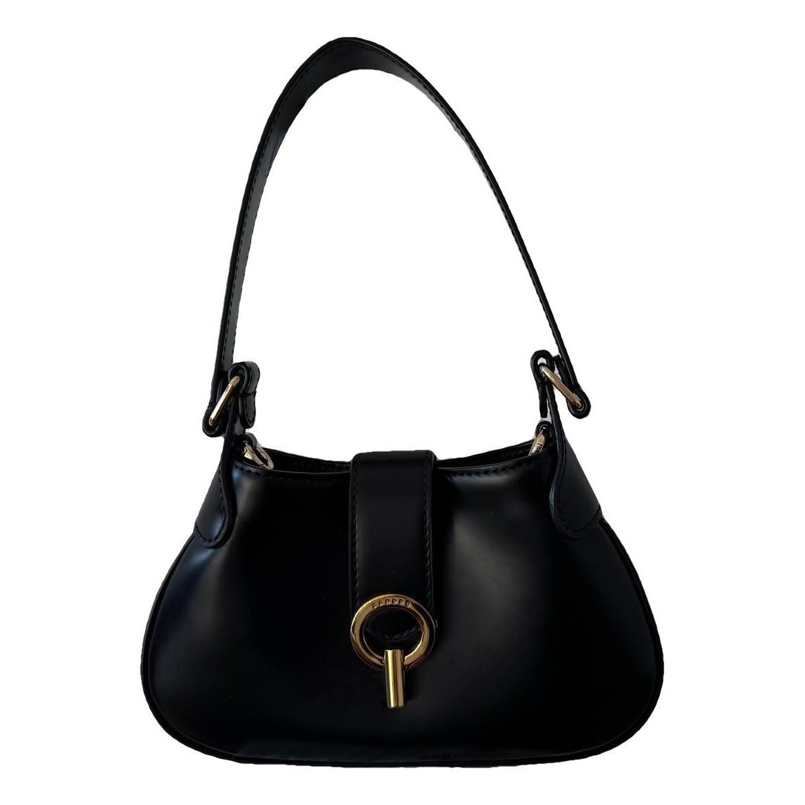 Patent leather handbag