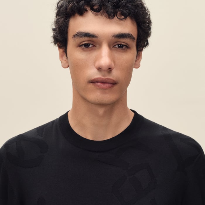 Noir "Calligraphie Equestre" Crewneck Sweater