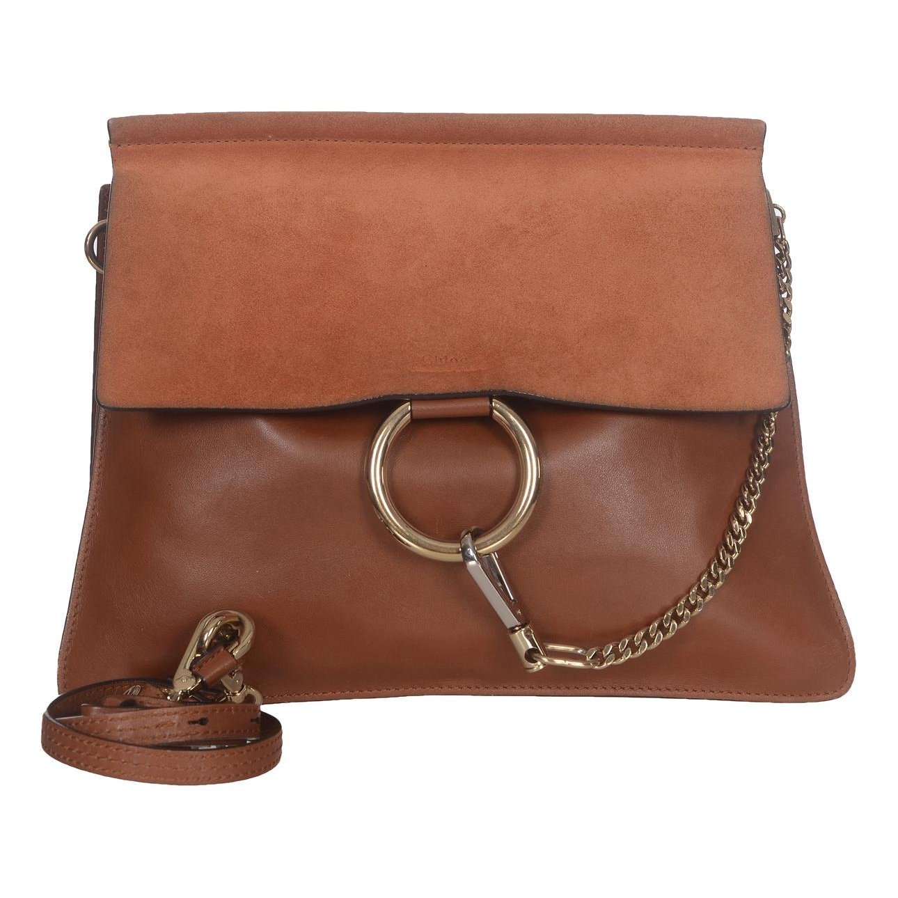 Faye leather handbag