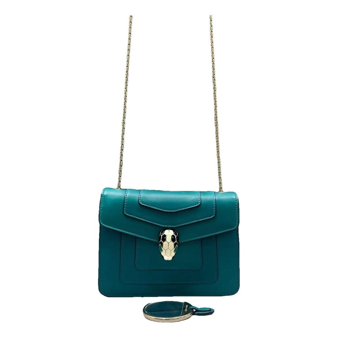 Serpenti leather handbag