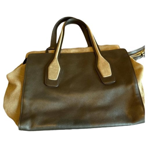 Tod's Shopping Media leather tote