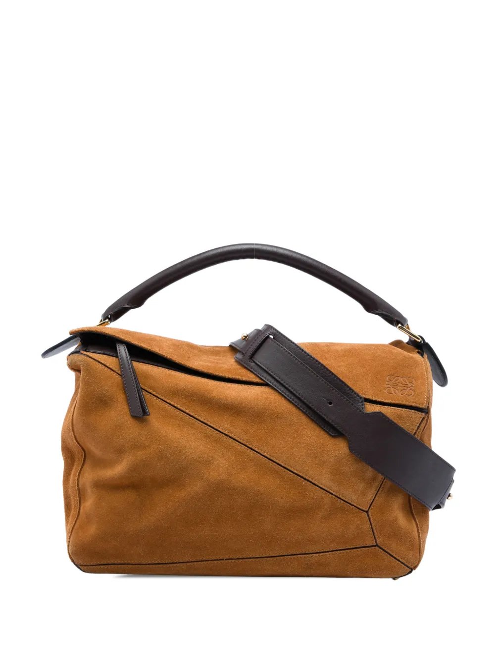 2015 Large Suede Puzzle satchel