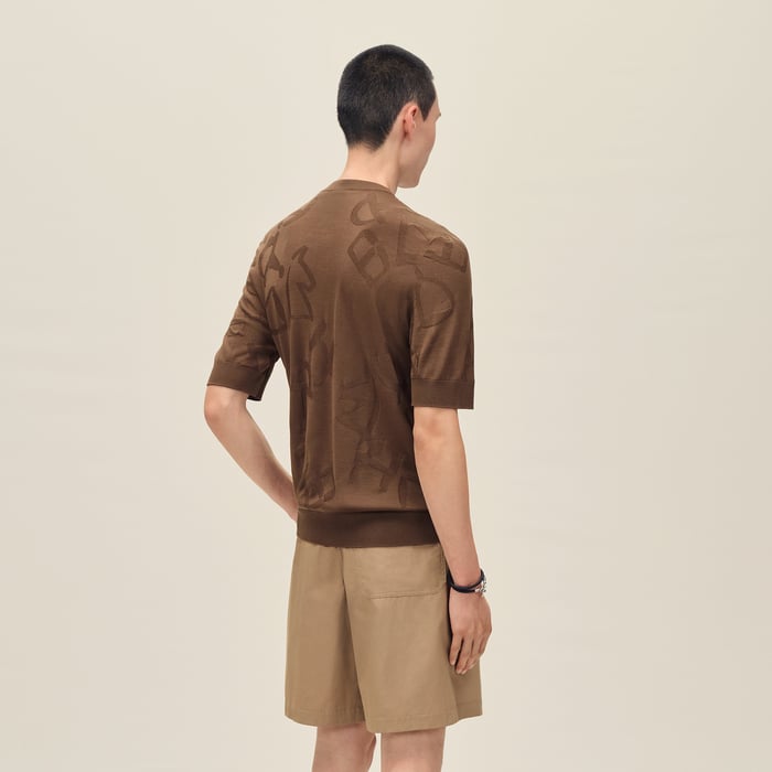 Caramel "Calligraphie Equestre" Crewneck Sweater
