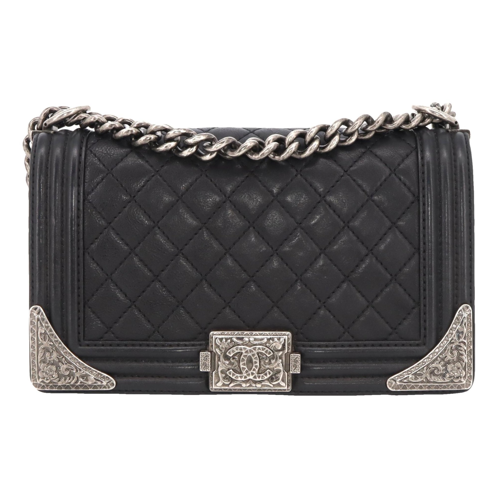 Boy pony-style calfskin handbag