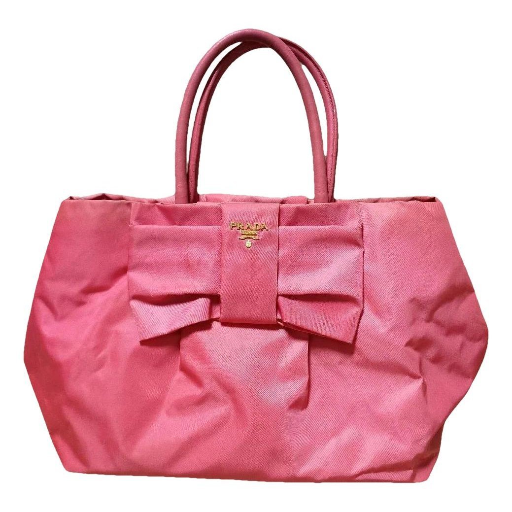 Ribbon cloth handbag