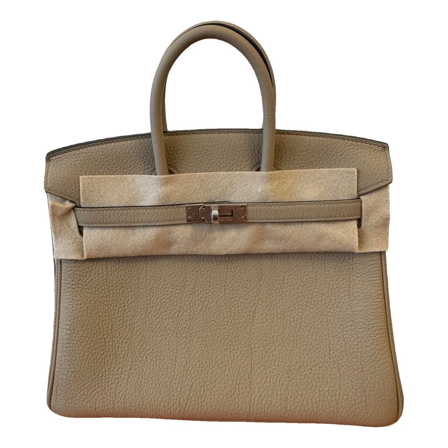 Birkin 25 leather handbag