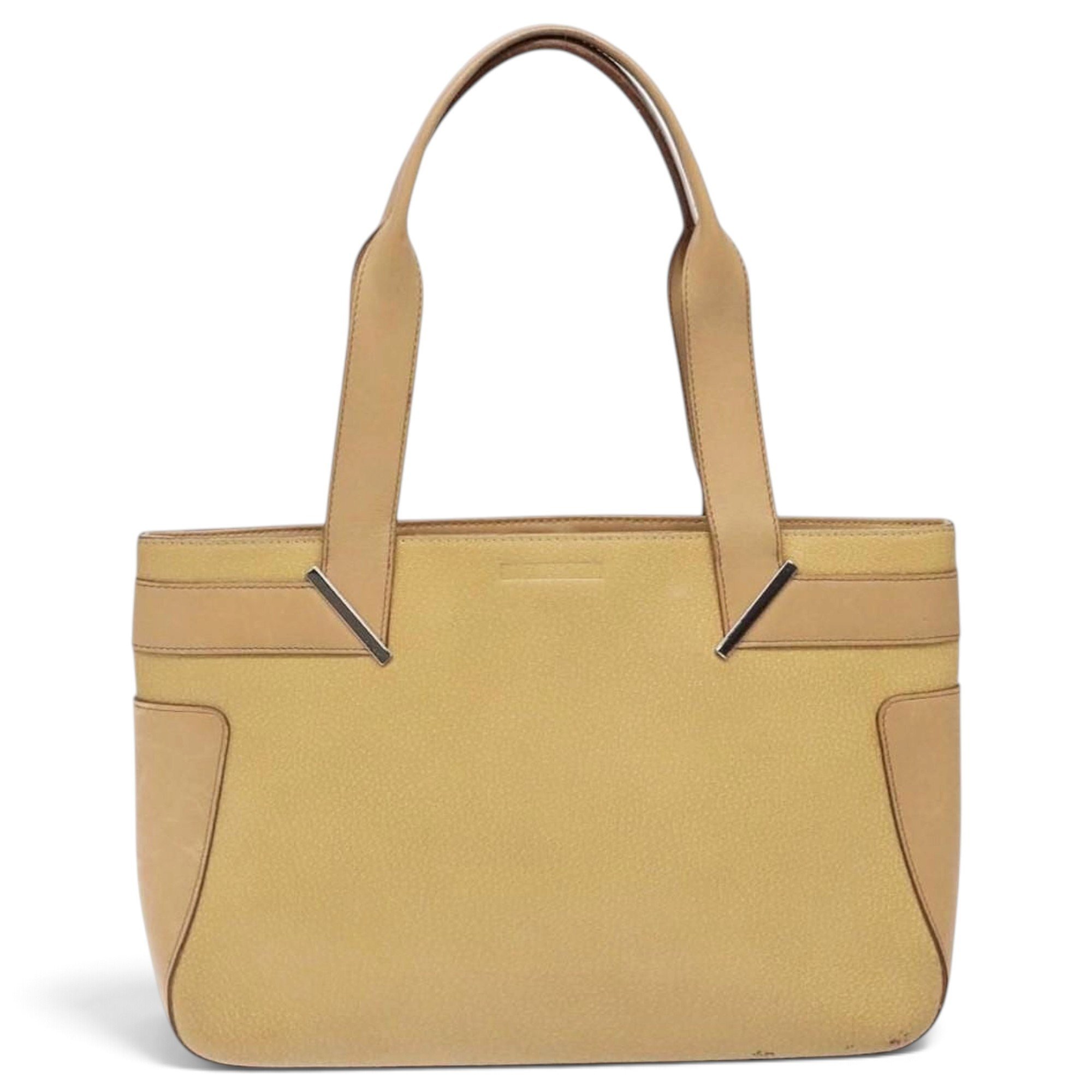 Leather tote