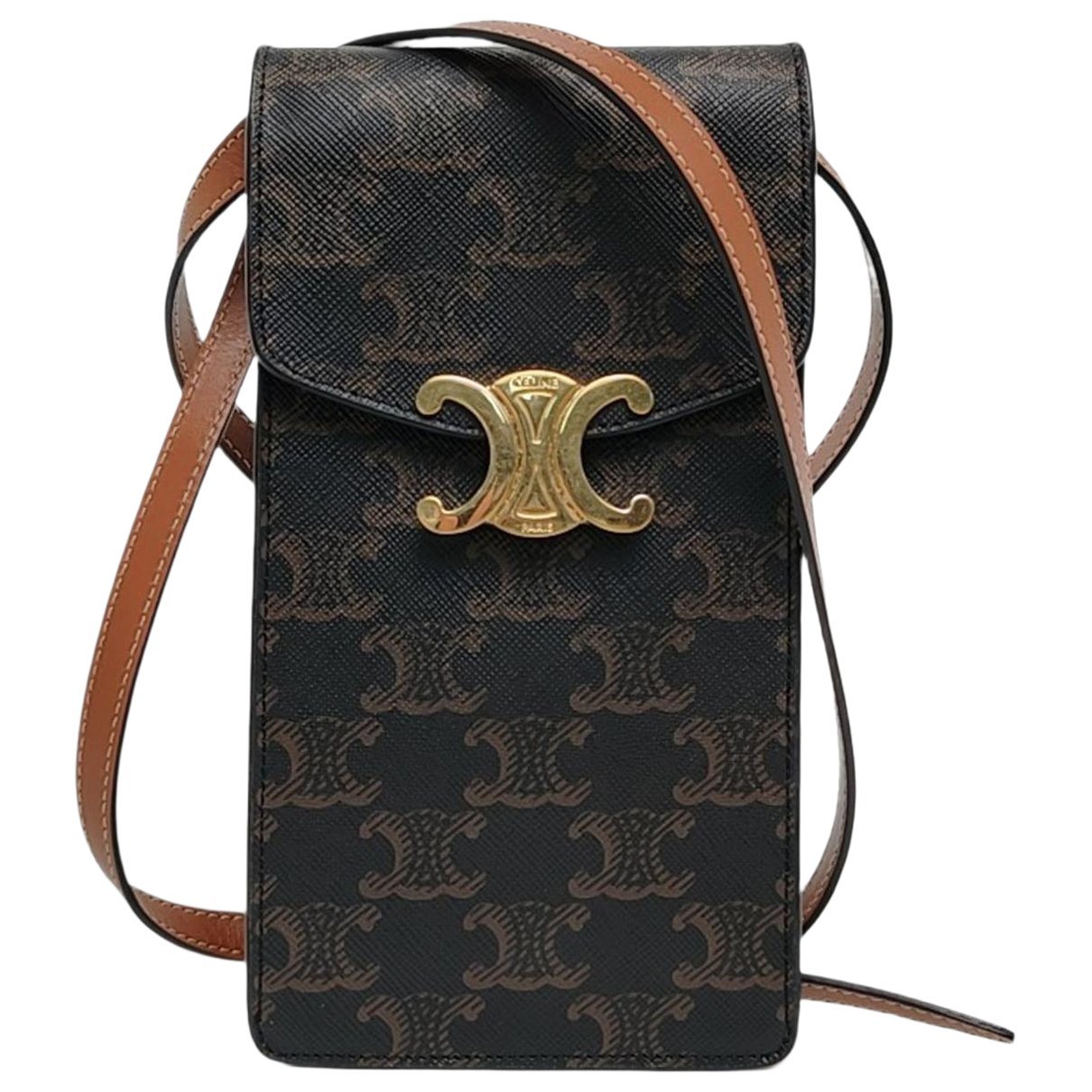Triomphe leather handbag
