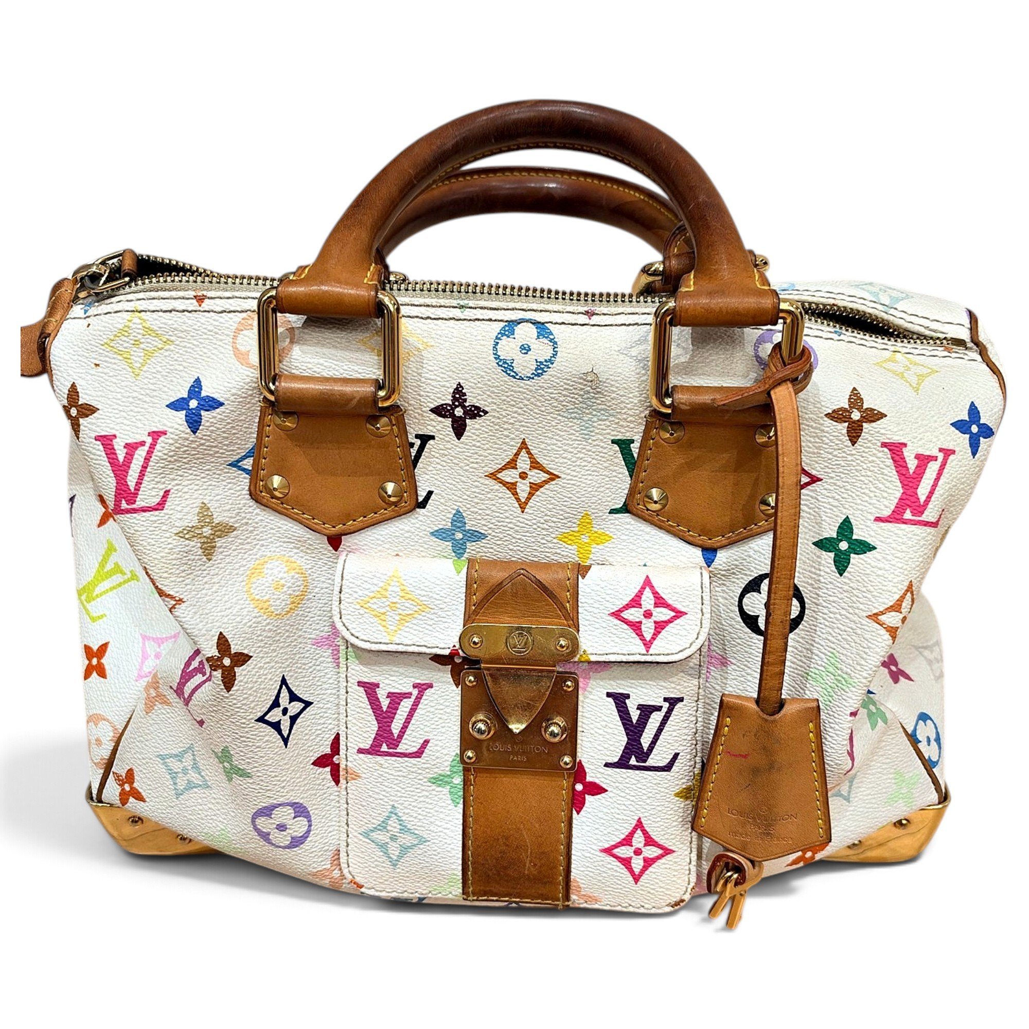 Eye love you leather handbag