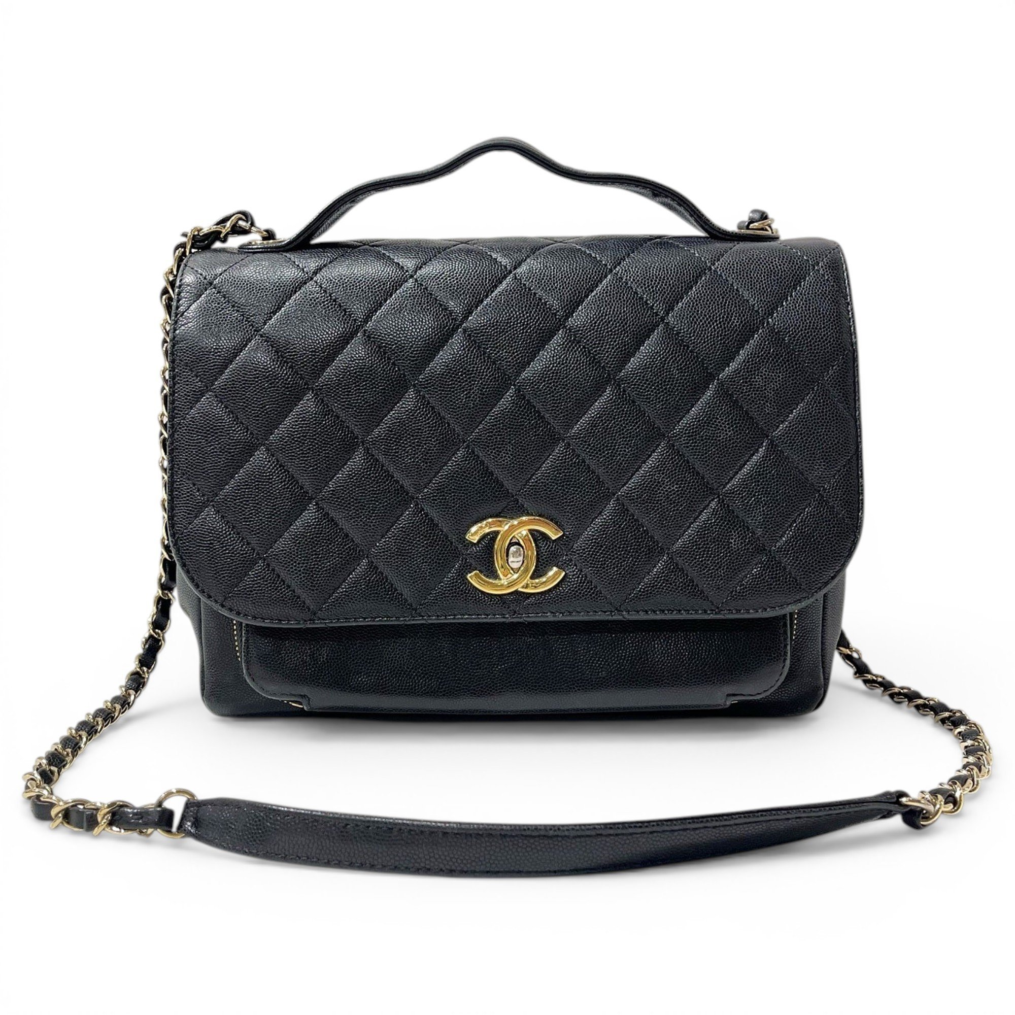 Leather handbag