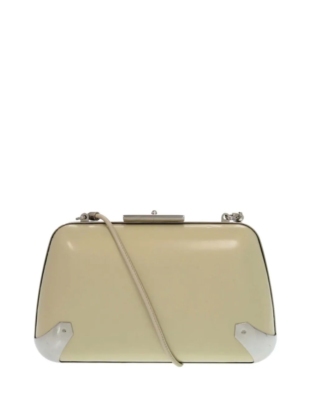 2013 Leather Minaudiere Trapeze clutch bag