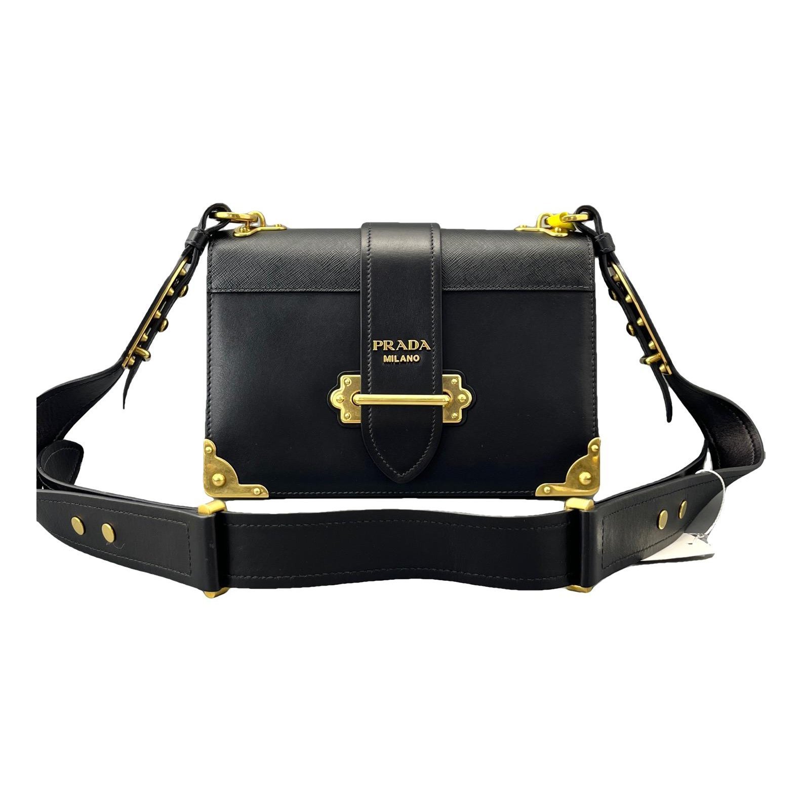 Cahier leather crossbody bag