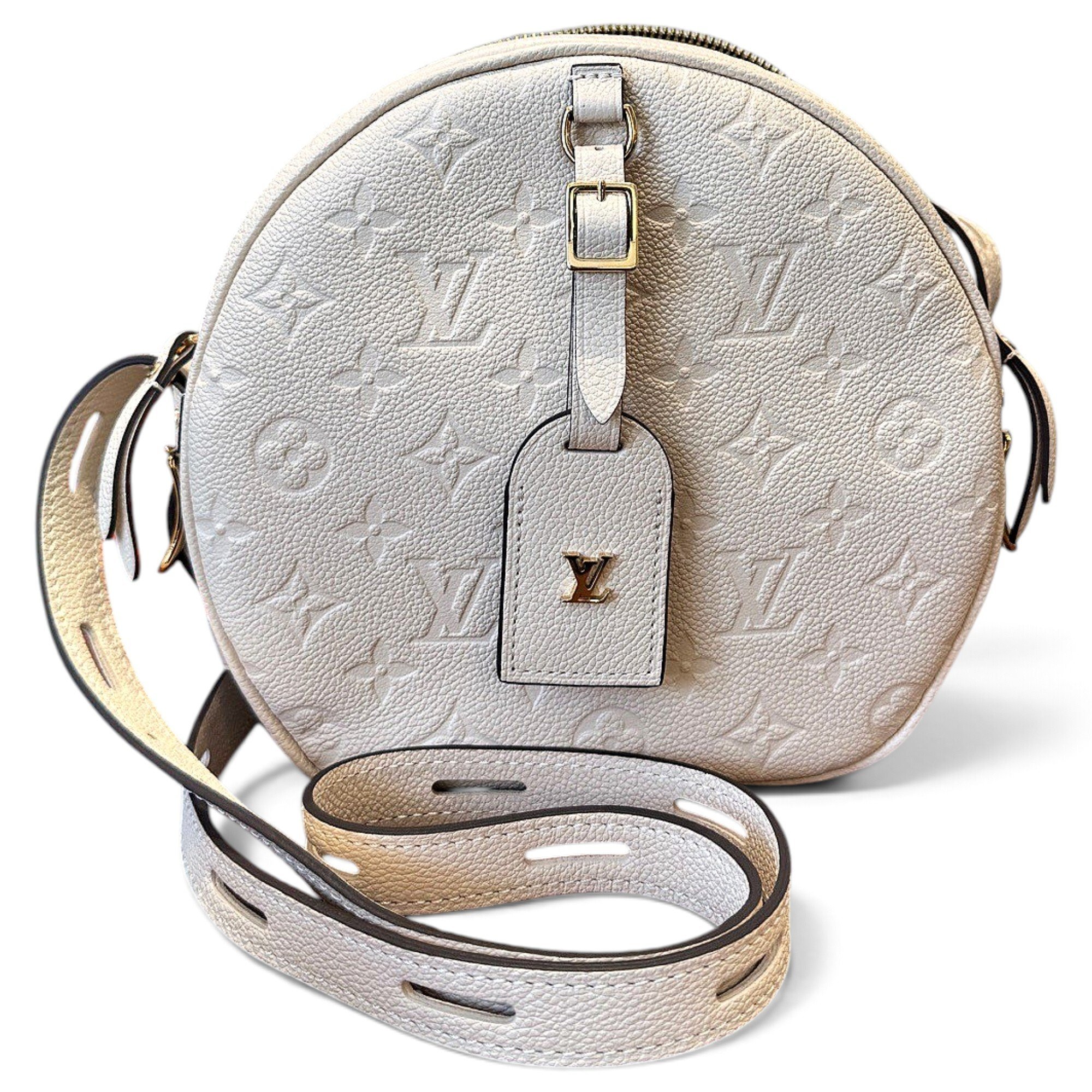 Boîte chapeau souple leather handbag