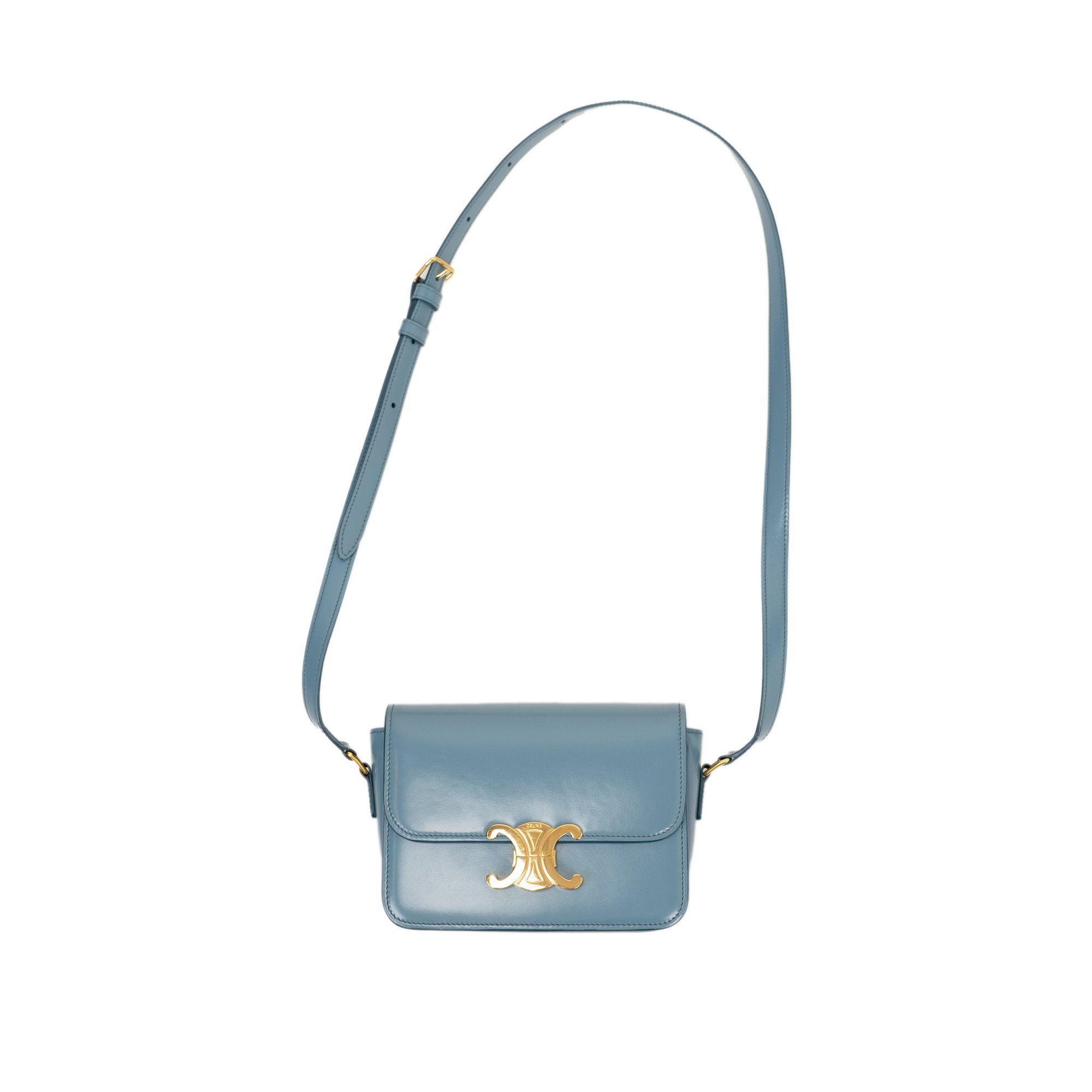 Triomphe leather handbag