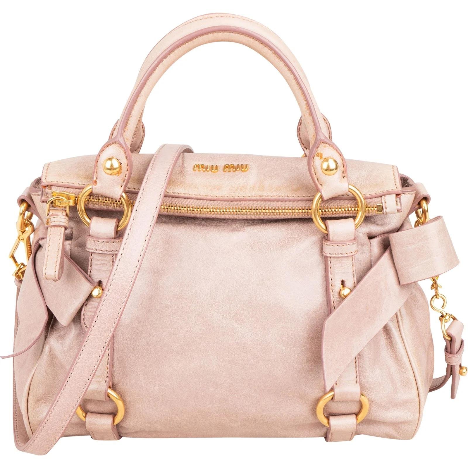 Miu Miu Vitello leather handbag