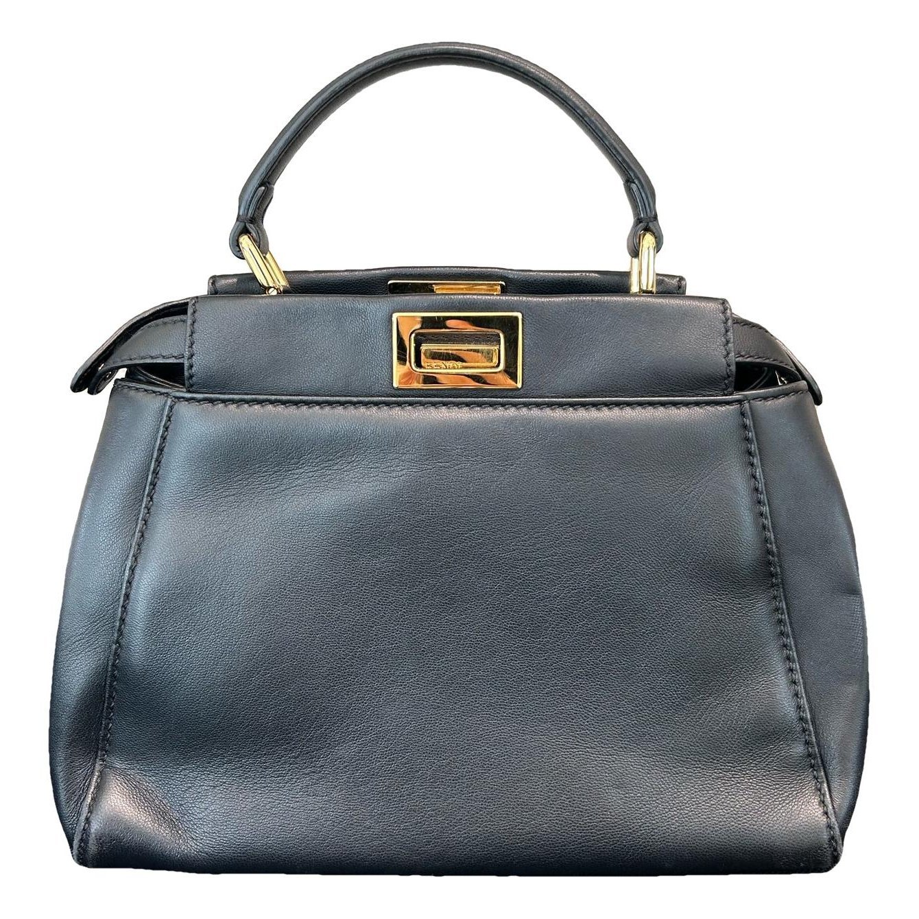 Peekaboo leather handbag