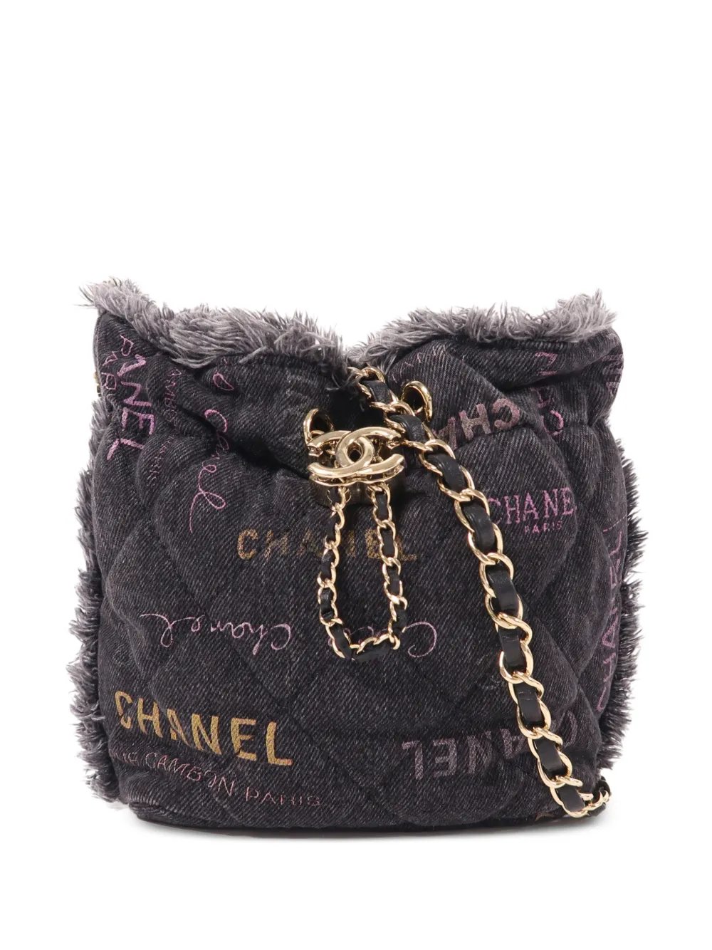 interlocking-CC bucket bag