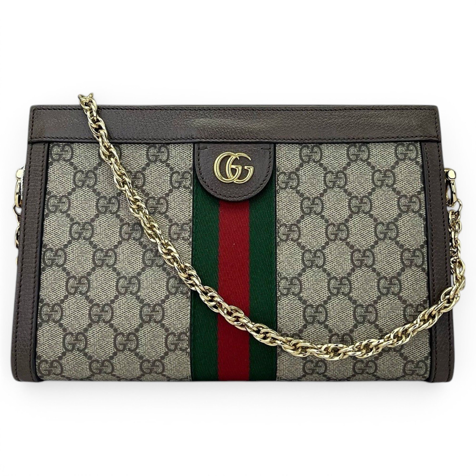 Ophidia Chain leather handbag