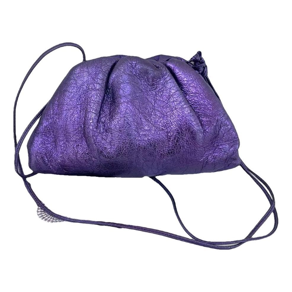 Pouch leather handbag