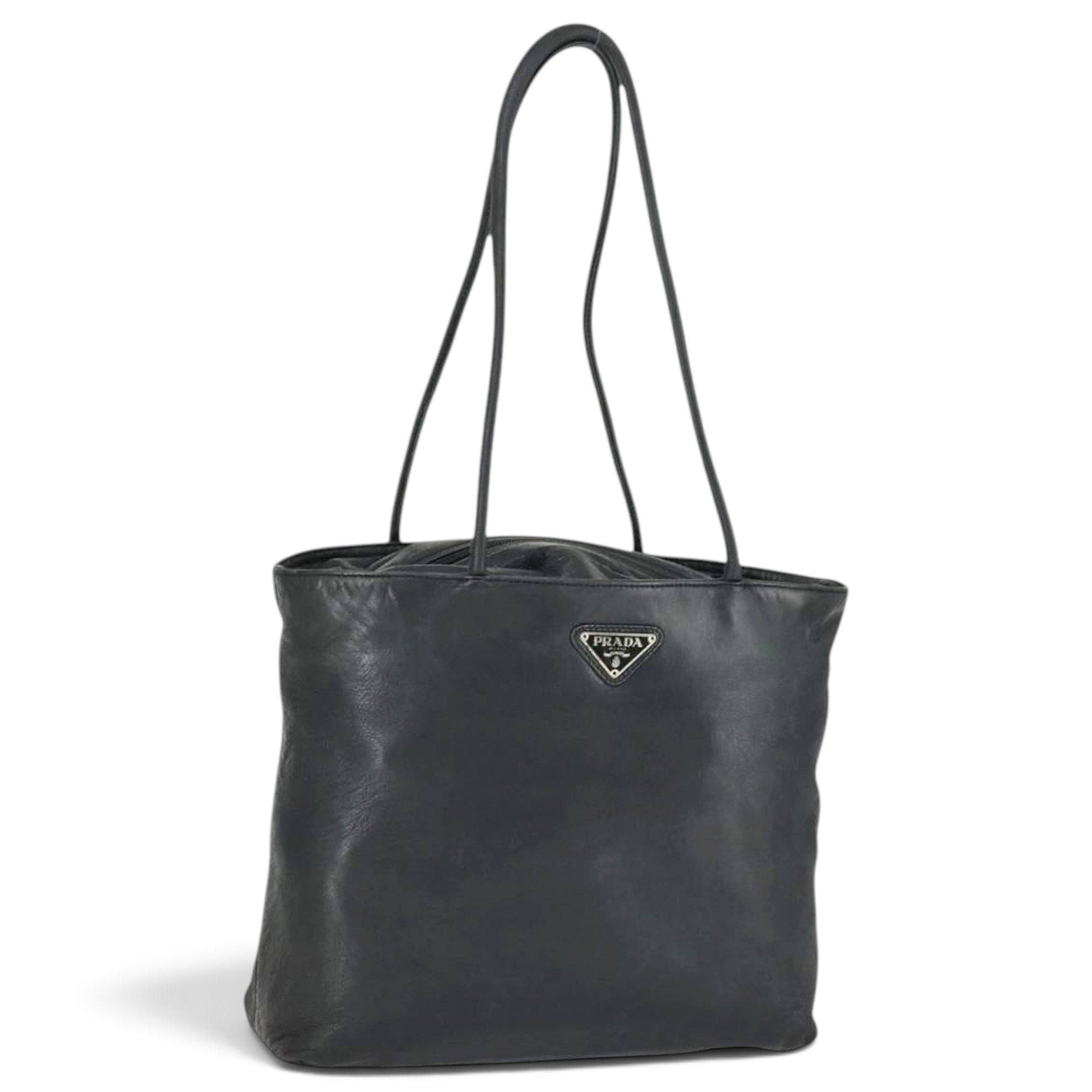 Leather tote