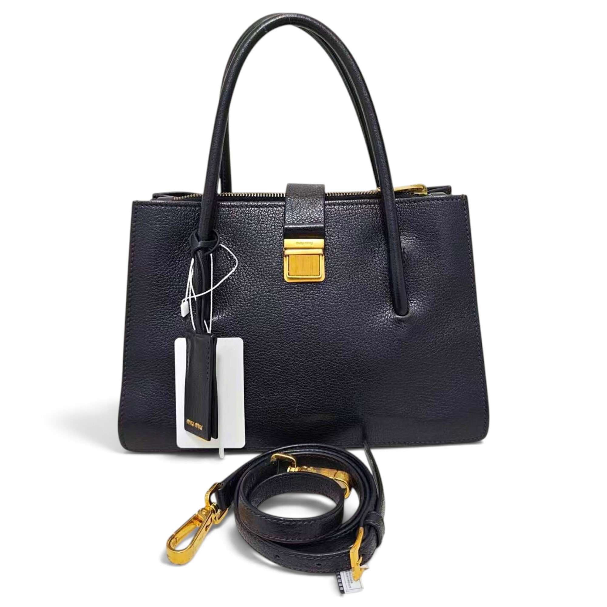Leather handbag