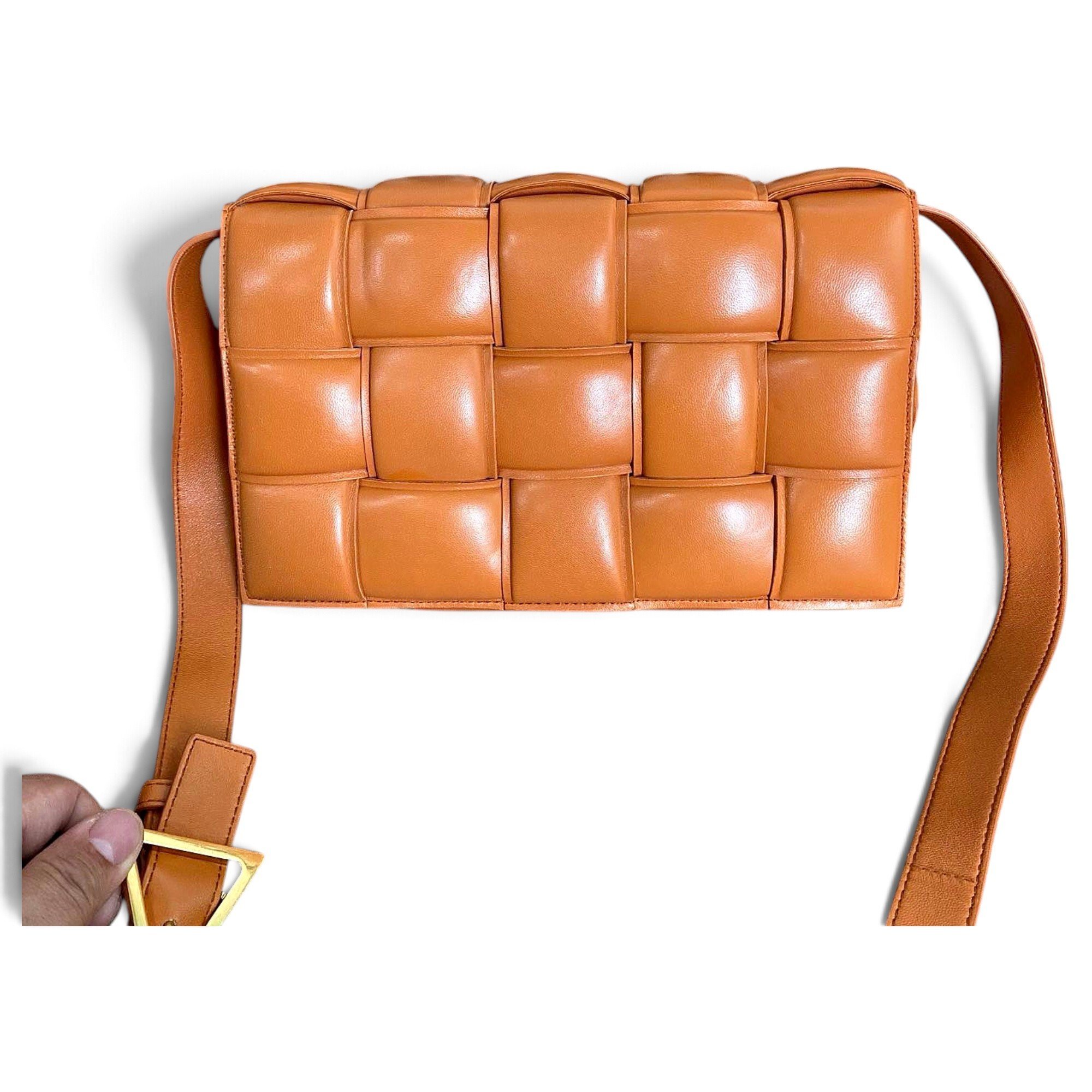 Cassette Padded leather handbag