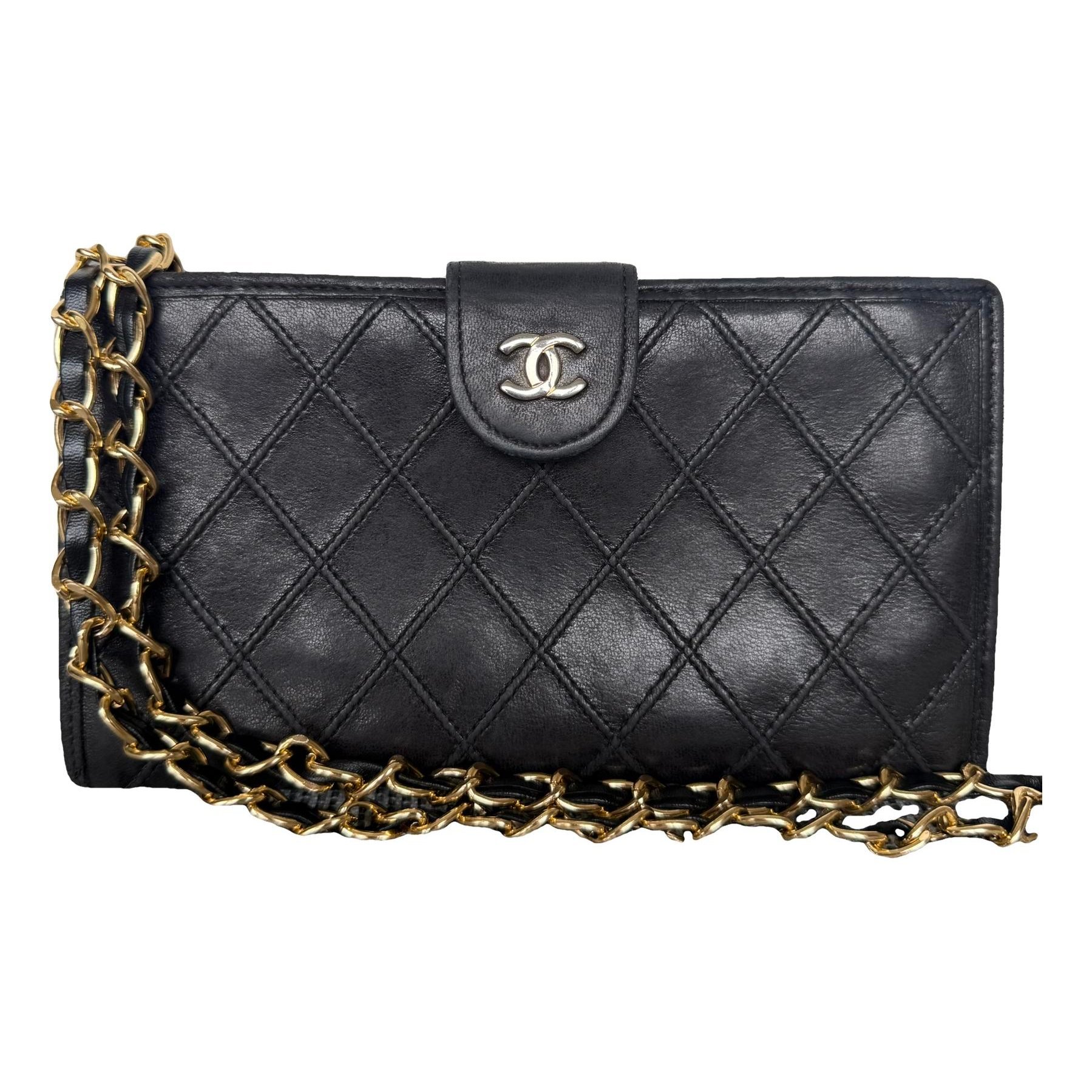 Wallet On Chain Timeless/Classique leather crossbody bag