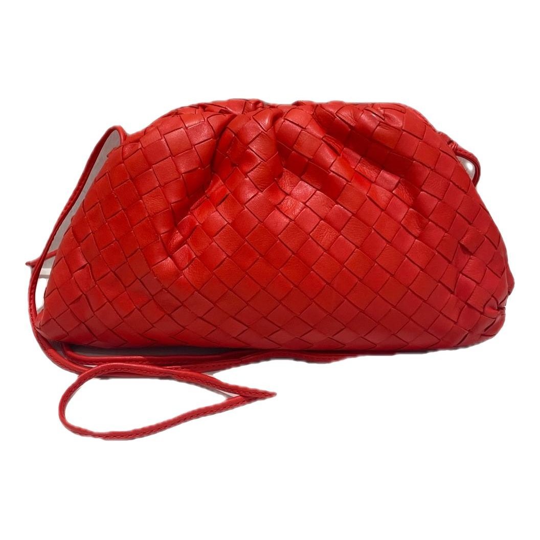 Pouch leather handbag