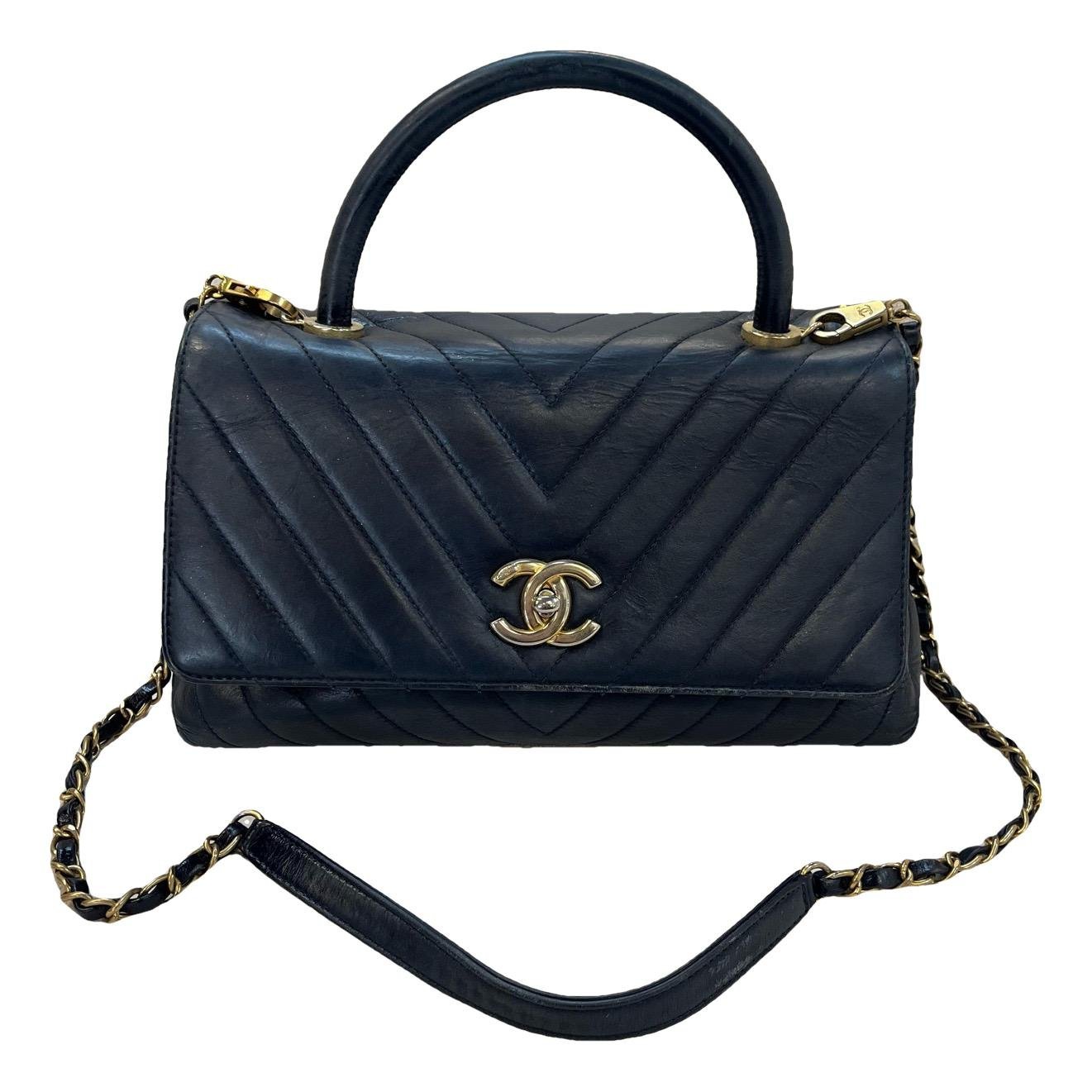 Coco Handle leather handbag